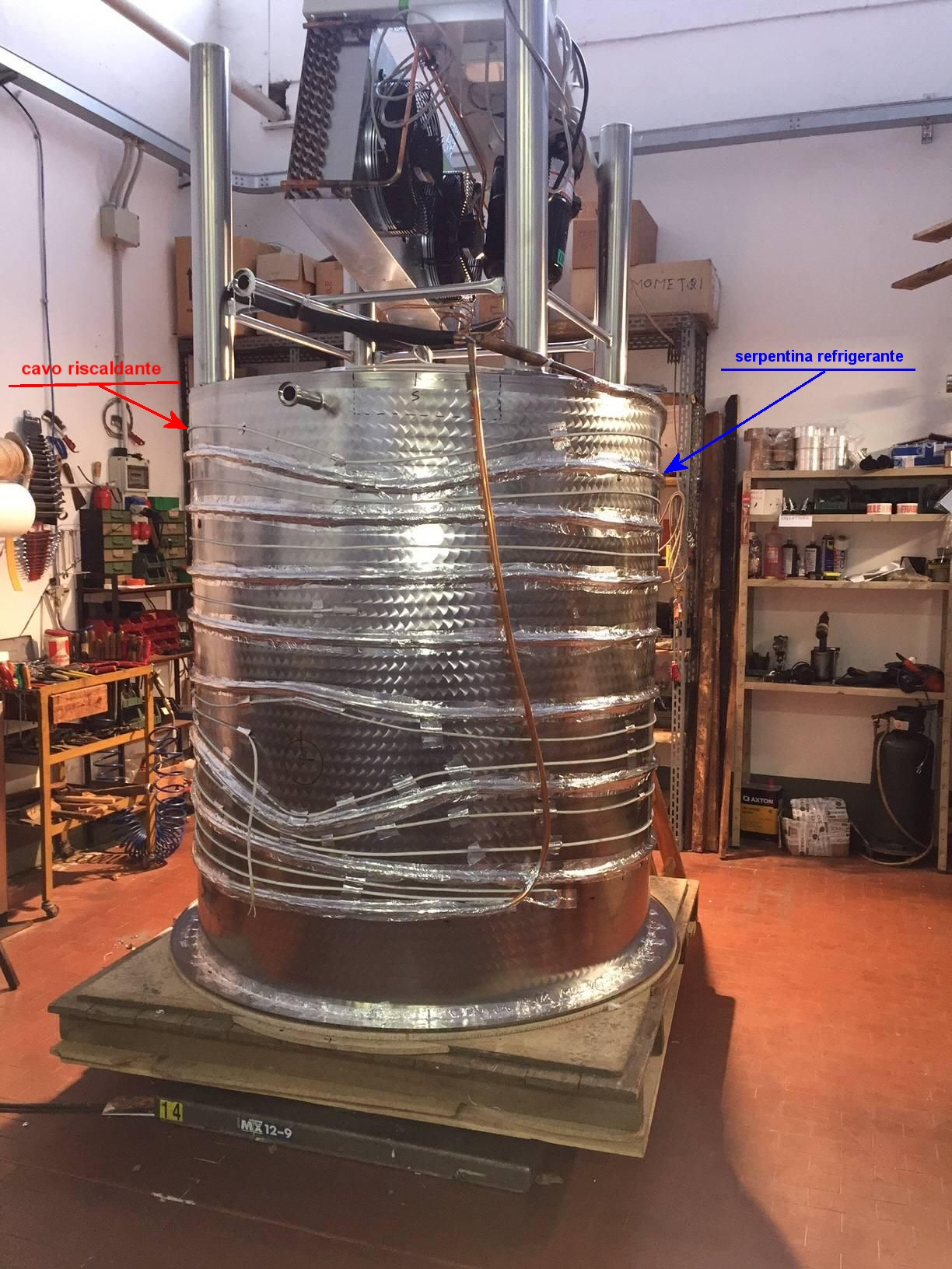 serbatoi con riscaldamento